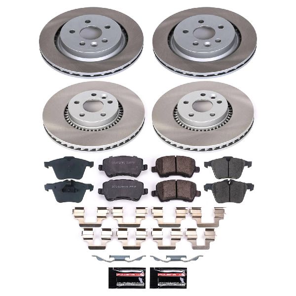 2007-2014 Volvo S80 Disc Brake Kit - Front and Rear (Powerstop)