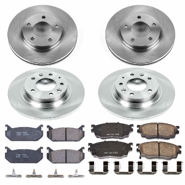 1998-2002 Mazda 626 Disc Brake Kit - Front and Rear (Powerstop)