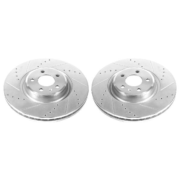 2014-2015 Audi A6 Disc Brake Rotor Set - Front (Powerstop)
