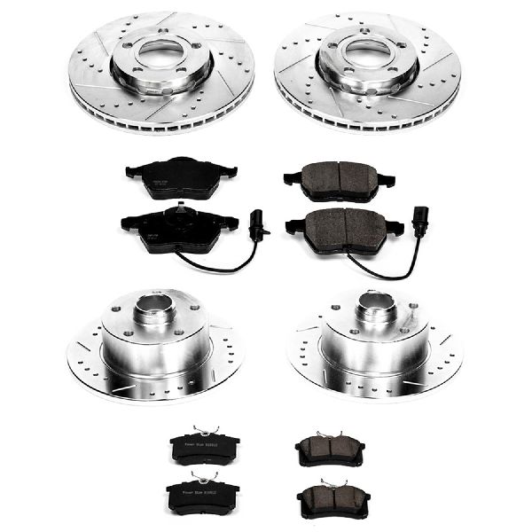 1999-2001 Audi A4 Disc Brake Kit - Front and Rear (Powerstop)
