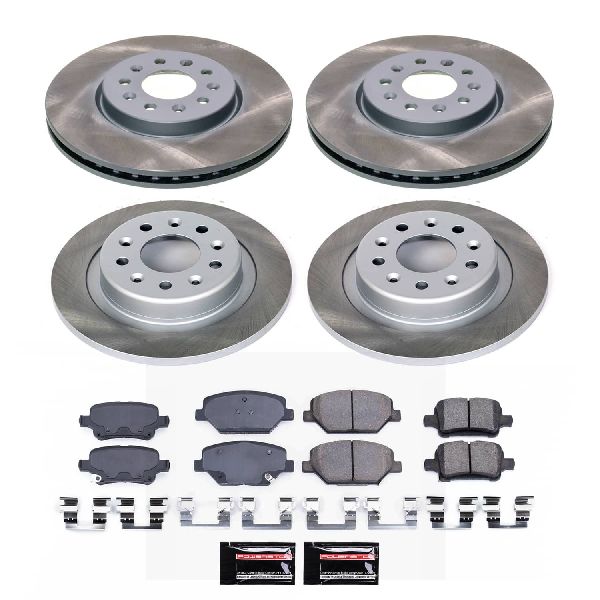 2018-2020 GMC Terrain Disc Brake Kit - Front and Rear (Powerstop)
