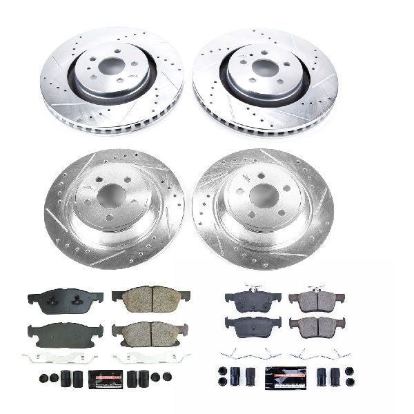 2017-2020 Lincoln MKZ Disc Brake Kit - Front and Rear (Powerstop)