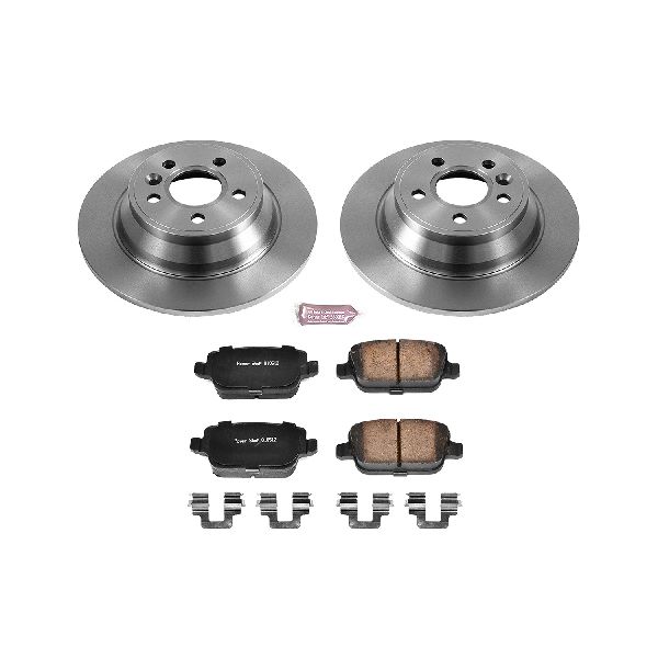 2007-2008 Volvo S80 Disc Brake Kit - Rear (Powerstop)