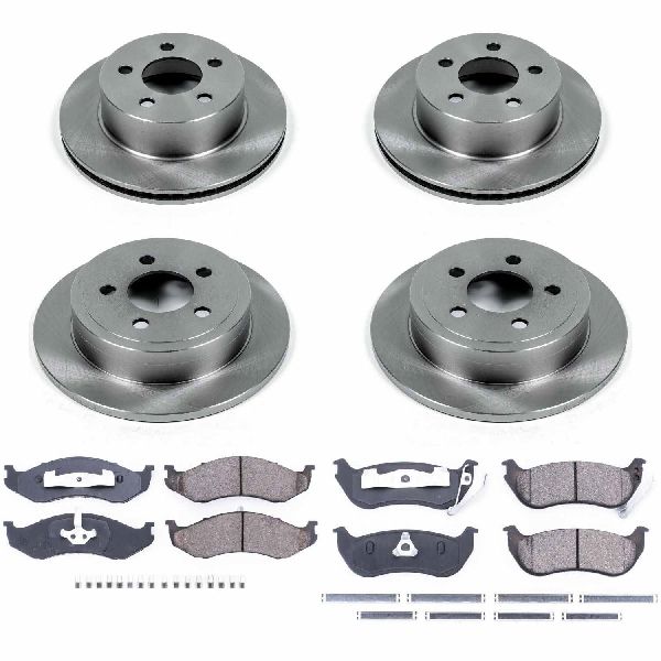 2003-2006 Jeep Wrangler Disc Brake Kit - Front and Rear (Powerstop)