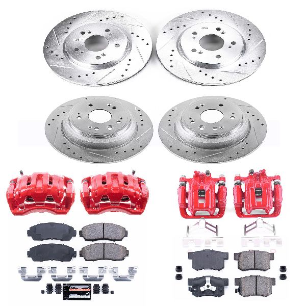 2012 Honda Crosstour Disc Brake Kit - Front and Rear (Powerstop)
