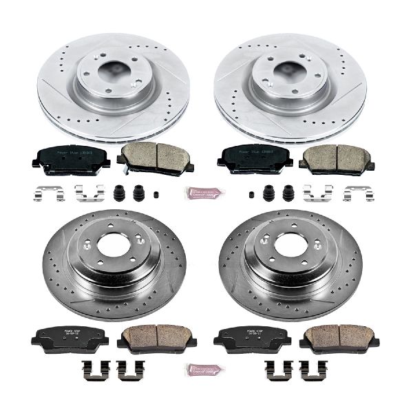 2010-2016 Hyundai Genesis Coupe Disc Brake Kit - Front and Rear (Powerstop)