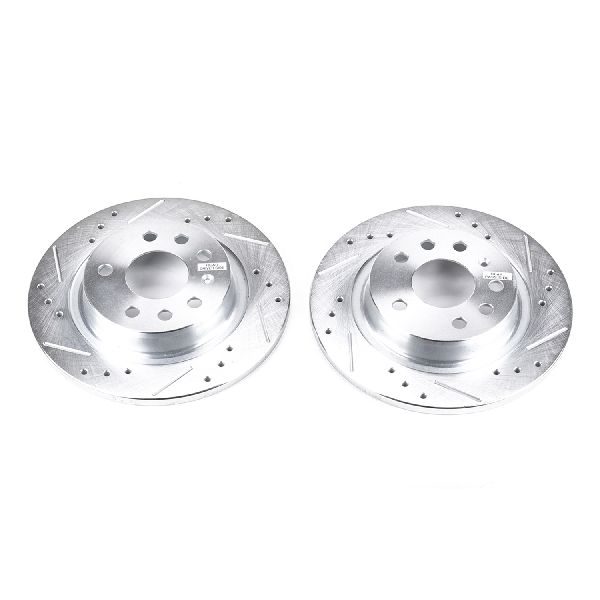 2003-2011 Saab 9-3 Disc Brake Rotor Set - Rear (Powerstop)