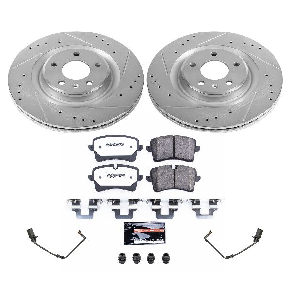 2013-2014 Audi A8 Quattro Disc Brake Kit - Rear (Powerstop)