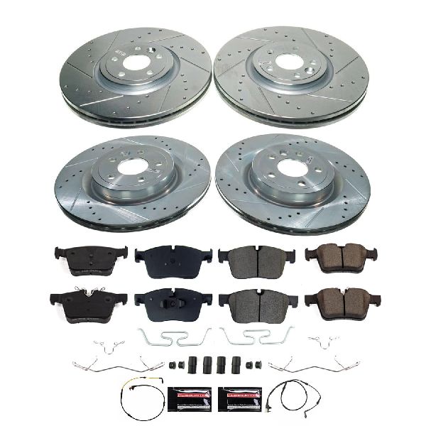 2017-2020 Jaguar F-Pace Disc Brake Kit - Front and Rear (Powerstop)