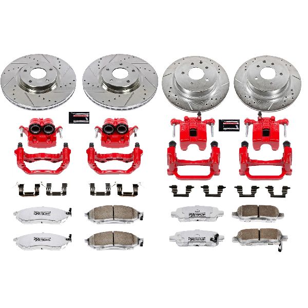 2006-2009 Nissan 350Z Disc Brake Kit - Front and Rear (Powerstop)