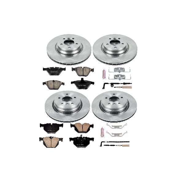 2009-2010 BMW 335i xDrive Disc Brake Kit - Front and Rear (Powerstop)