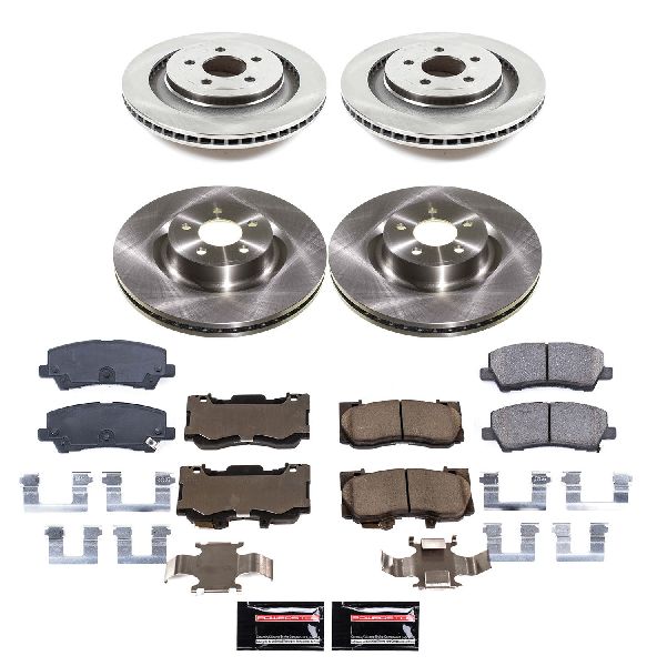 2021-2023 Ford Mustang Disc Brake Kit - Front and Rear (Powerstop)