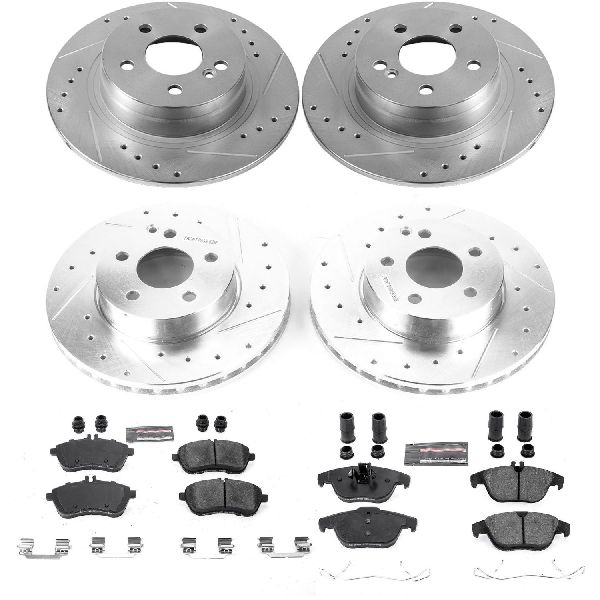 2008-2012 Mercedes-Benz C300 Disc Brake Kit - Front and Rear (Powerstop)