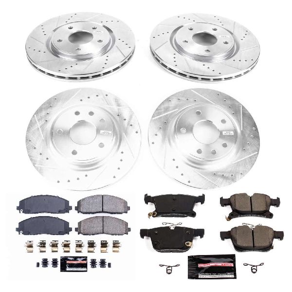 2017-2024 Chrysler Pacifica Disc Brake Kit - Front and Rear (Powerstop)