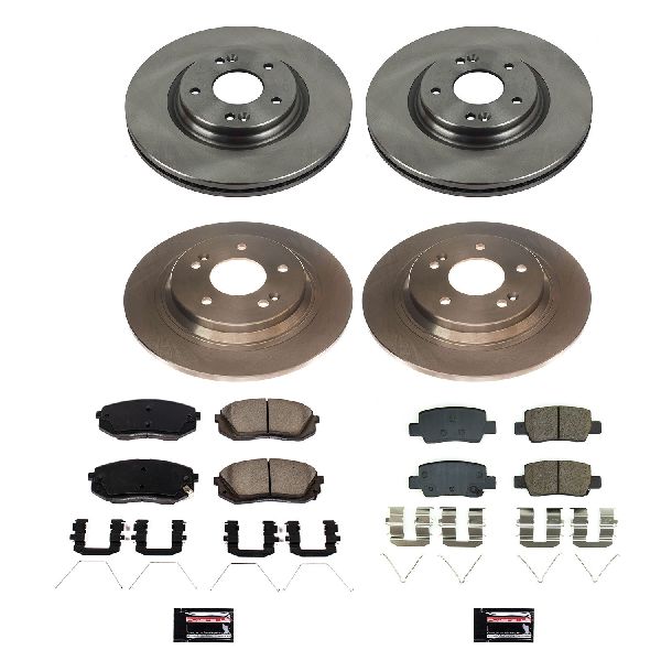 2021-2023 Kia Seltos Disc Brake Kit - Front and Rear (Powerstop)