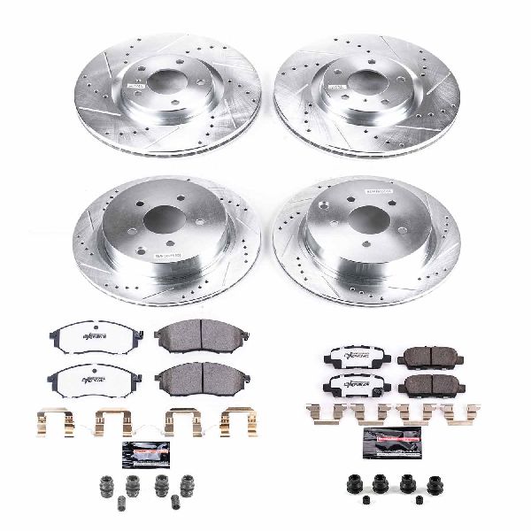 2014-2019 INFINITI Q70 Disc Brake Kit - Front and Rear (Powerstop)