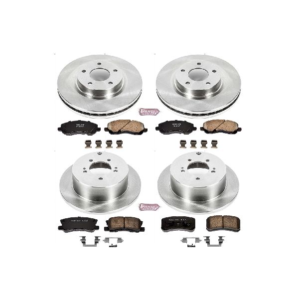 2007-2013 Mitsubishi Outlander Disc Brake Kit - Front and Rear (Powerstop)