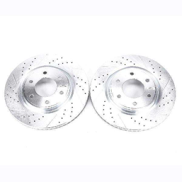 2008-2010 INFINITI QX56 Disc Brake Rotor Set - Front (Powerstop)