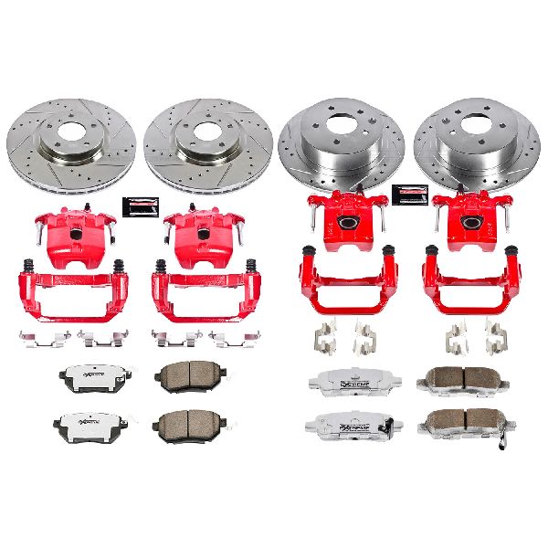 2007-2008 Nissan Maxima Disc Brake Kit - Front and Rear (Powerstop)