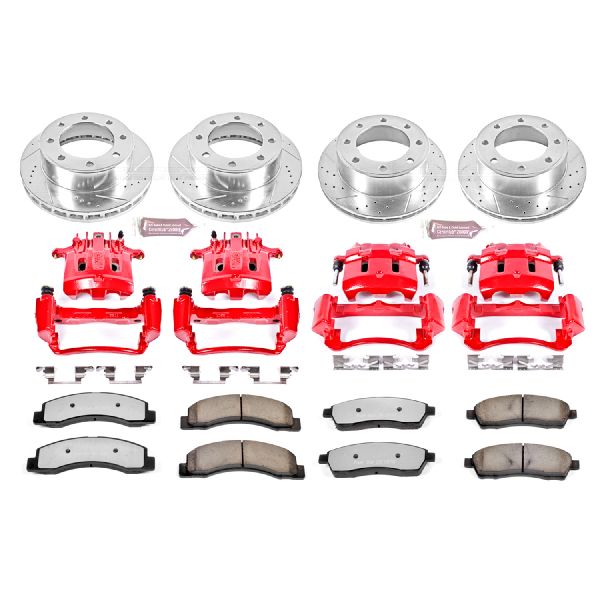 2000 Ford Excursion Disc Brake Kit - Front and Rear (Powerstop)