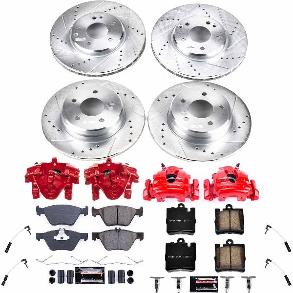 2000-2002 Mercedes-Benz CLK320 Disc Brake Kit - Front and Rear (Powerstop)