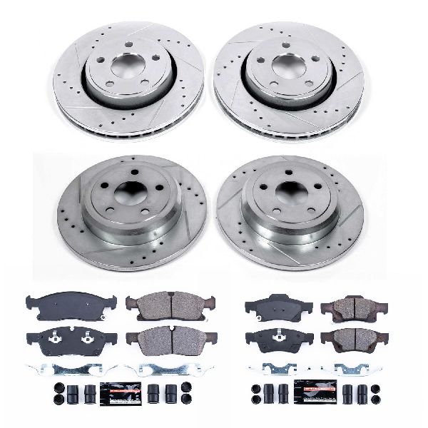 2011-2020 Dodge Durango Disc Brake Kit - Front and Rear (Powerstop)