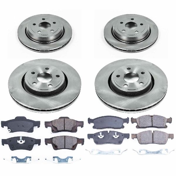 2012-2020 Dodge Durango Disc Brake Kit - Front and Rear (Powerstop)