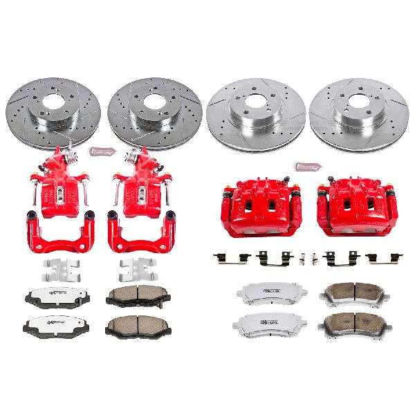 1998-2002 Subaru Forester Disc Brake Kit - Front and Rear (Powerstop)
