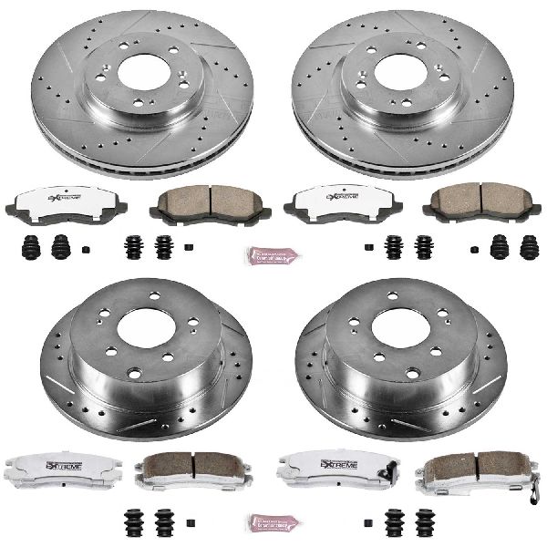 2004-2007 Mitsubishi Galant Disc Brake Kit - Front and Rear (Powerstop)