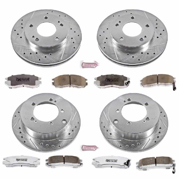 1990-1994 Plymouth Laser Disc Brake Kit - Front and Rear (Powerstop)