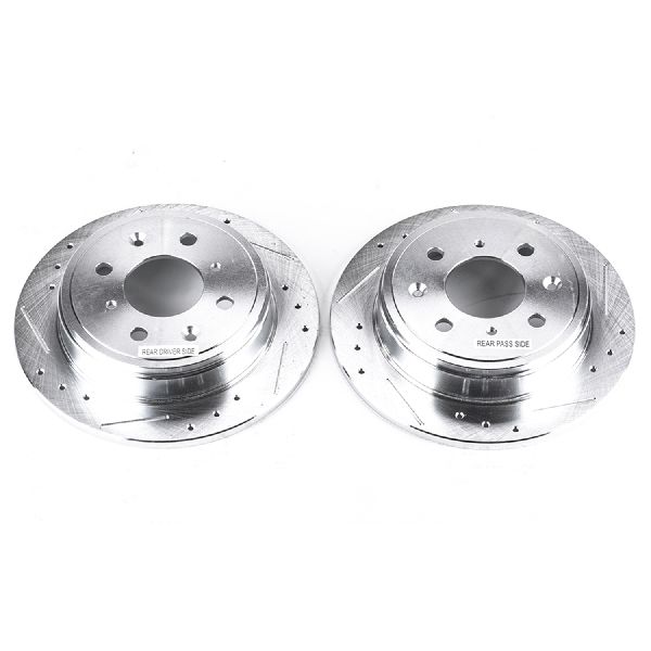 1988-1991 Honda Prelude Disc Brake Rotor Set - Rear (Powerstop)