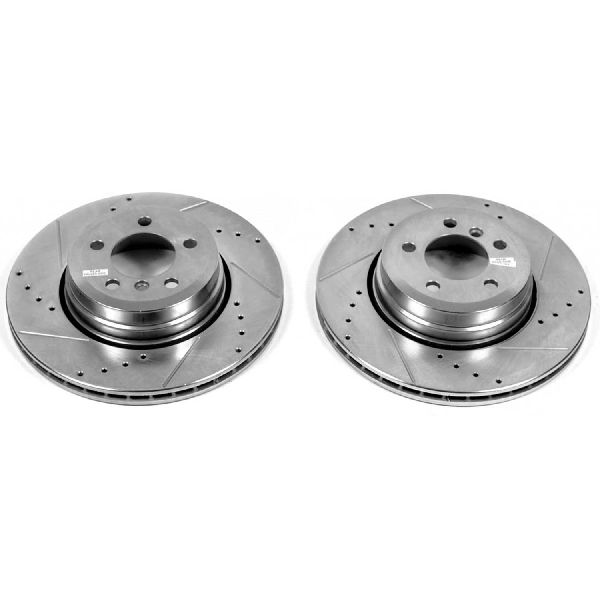 2006-2008 BMW 750i Disc Brake Rotor Set - Rear (Powerstop)
