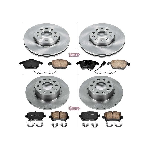 2010 Volkswagen Golf Disc Brake Kit - Front and Rear (Powerstop)