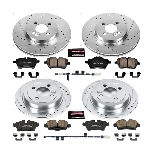 2012-2015 Mini Cooper Disc Brake Kit - Front and Rear (Powerstop)