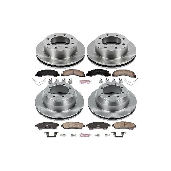 1999-2004 Ford F-350 Super Duty Disc Brake Kit - Front and Rear (Powerstop)