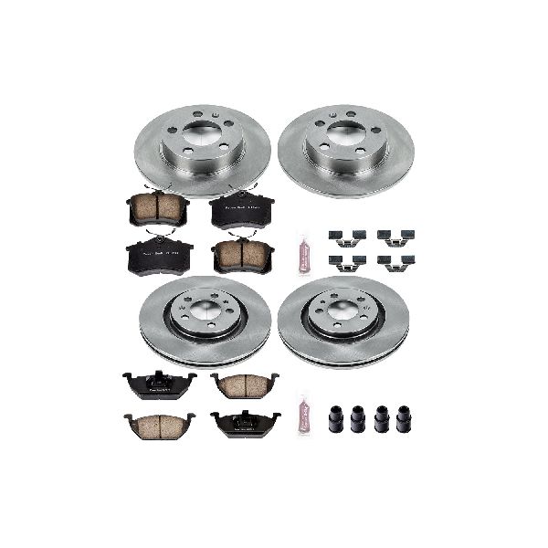 1998-1999 Volkswagen Jetta Disc Brake Kit - Front and Rear (Powerstop)