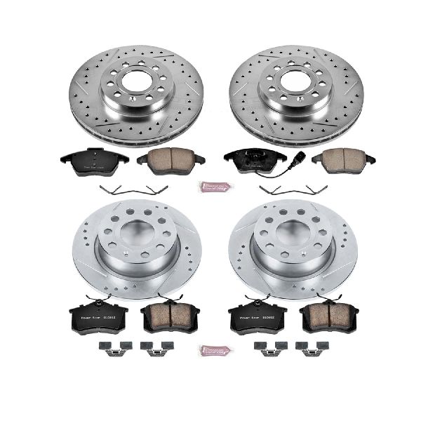 2010-2013 Audi A3 Disc Brake Kit - Front and Rear (Powerstop)
