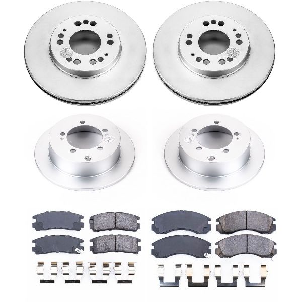 1999-2000 Mitsubishi Galant Disc Brake Kit - Front and Rear (Powerstop)
