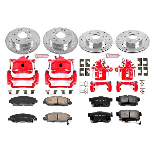 2006-2011 Honda Civic Disc Brake Kit - Front and Rear (Powerstop)