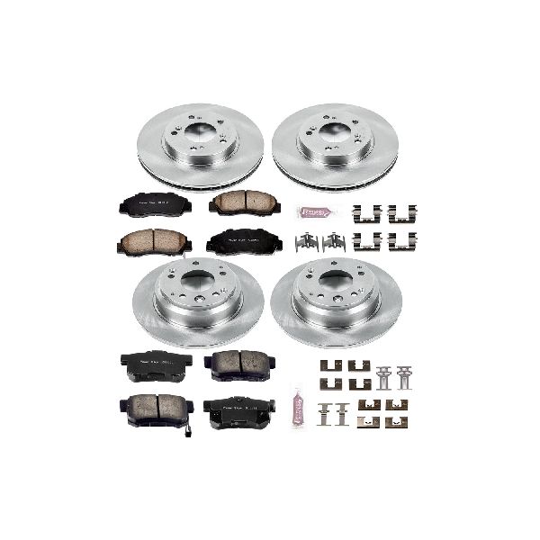 1995-1998 Honda Odyssey Disc Brake Kit - Front and Rear (Powerstop)