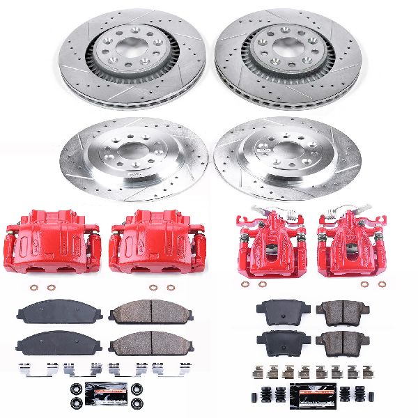 2005-2007 Ford Freestyle Disc Brake Kit - Front and Rear (Powerstop)