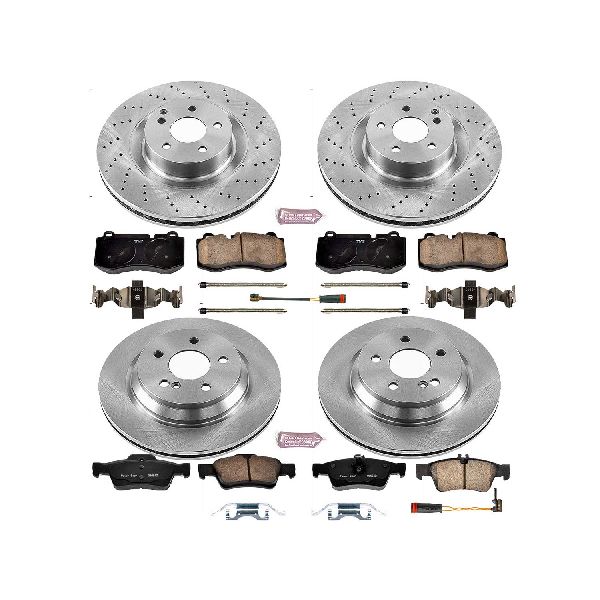 2012-2013 Mercedes-Benz S350 Disc Brake Kit - Front and Rear (Powerstop)