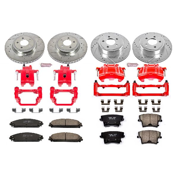 2012-2021 Chrysler 300 Disc Brake Kit - Front and Rear (Powerstop)