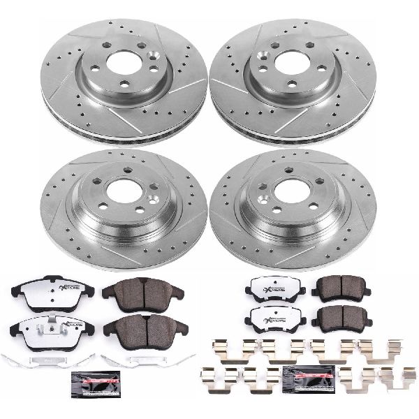 2015-2016 Volvo S80 Disc Brake Kit - Front and Rear (Powerstop)