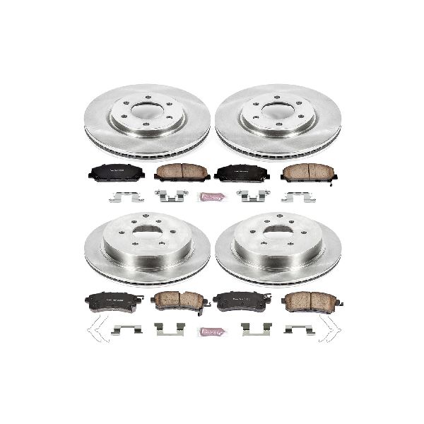 2011-2013 INFINITI QX56 Disc Brake Kit - Front and Rear (Powerstop)
