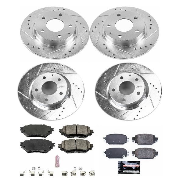 2017-2018 Mazda 3 Disc Brake Kit - Front and Rear (Powerstop)