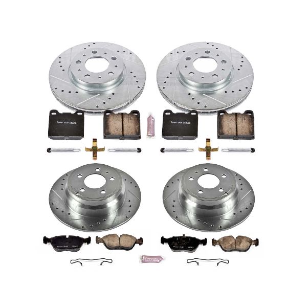 1998-2000 Volvo V70 Disc Brake Kit - Front and Rear (Powerstop)