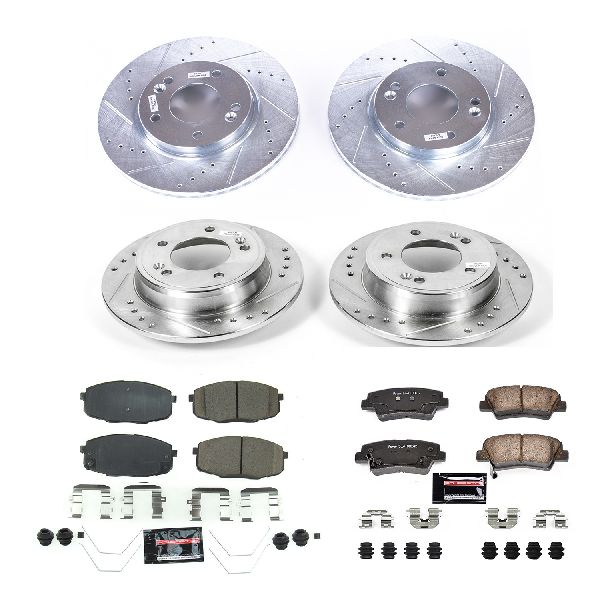 2017-2019 Kia Soul Disc Brake Kit - Front and Rear (Powerstop)