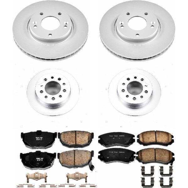 2003-2008 Hyundai Tiburon Disc Brake Kit - Front and Rear (Powerstop)