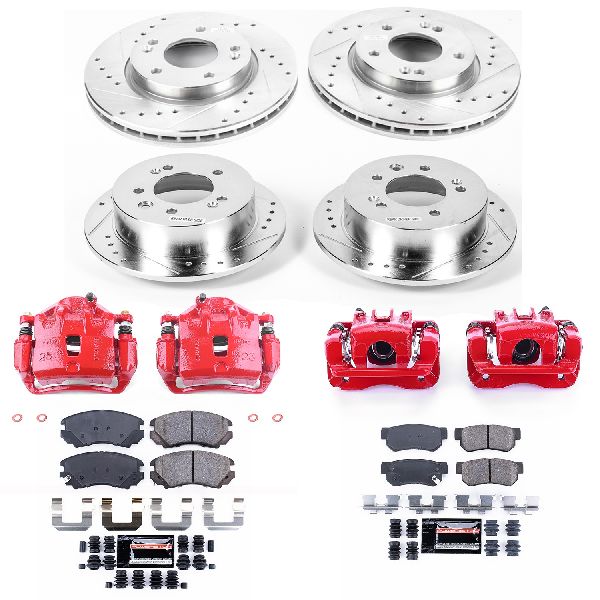 2007-2010 Hyundai Elantra Disc Brake Kit - Front and Rear (Powerstop)